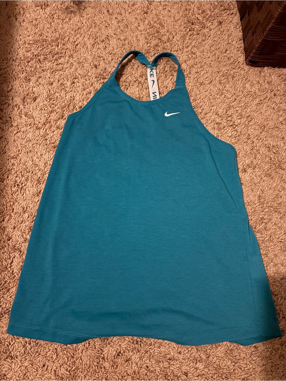 Nike Women's Teal Athletic Racerback Tank Top